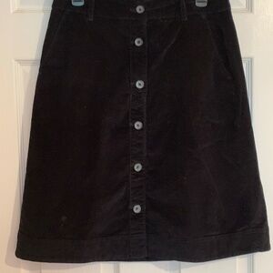 Croft &/Barrow black women’s corduroy skirt, size 8